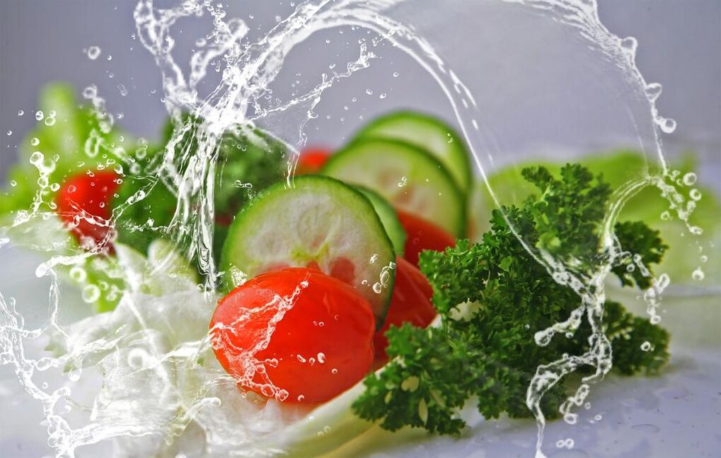 Healthy food and water are essential elements needed for weight loss